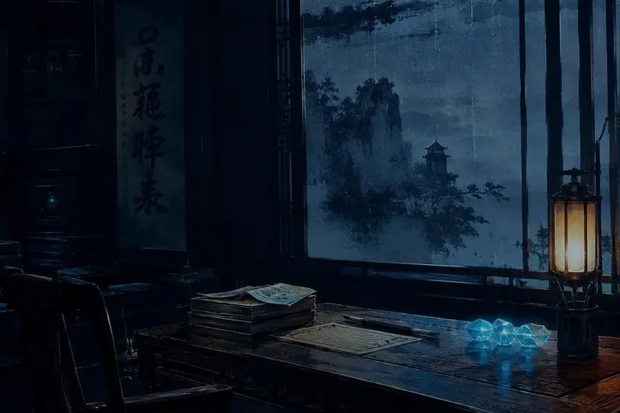 专题《月夜探案：悬疑短剧夜场》封面配图